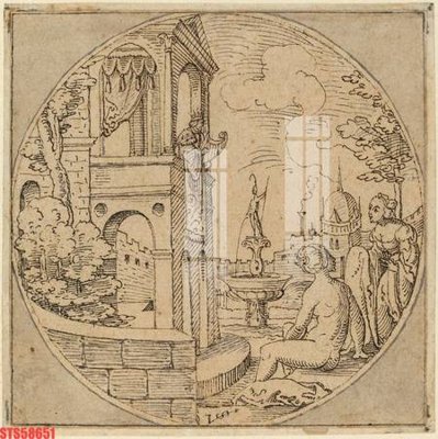 File in ấn Tranh sơn dầu phương tây tổng hợp STS58651 (bản gốc) chất lượng cao