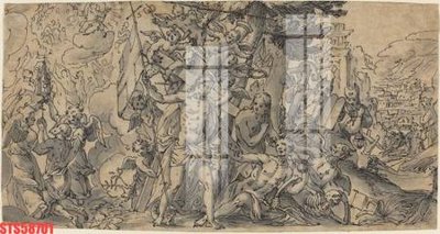 Download file tranh Tranh sơn dầu phương tây tổng hợp STS58701 (file gốc PSD)