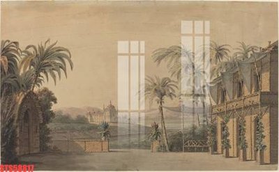 File gốc Tranh sơn dầu phương tây tổng hợp STS58817 (in mica) cắt laser