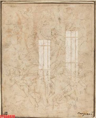 File in trần Tranh sơn dầu phương tây tổng hợp STS58879 (file gốc) hoa văn 3D