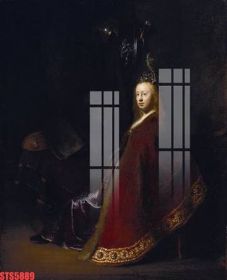 File PSD Tranh sơn dầu phương tây tổng hợp STS5889 (gốc) tách lớp chi tiết