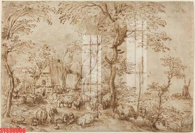 File gốc Tranh sơn dầu phương tây tổng hợp STS58906 (phong cách) châu Âu