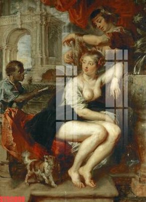 File tranh Tranh sơn dầu phương tây tổng hợp STS5899 (gốc) chủ đề trẻ em