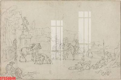 File PSD Tranh sơn dầu phương tây tổng hợp STS59044 (gốc) nhiều lớp (multi-layer)