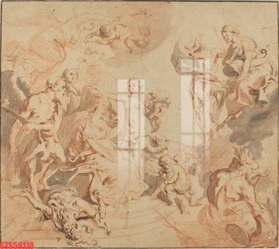 File gốc Tranh sơn dầu phương tây tổng hợp STS59110 (in mica) trang trí