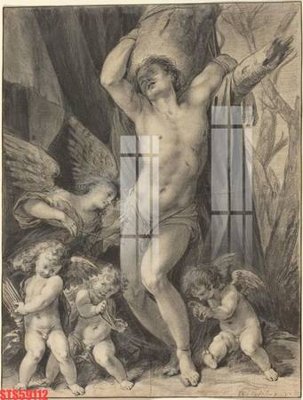 File tranh Tranh sơn dầu phương tây tổng hợp STS59112 (gốc) chủ đề trẻ em