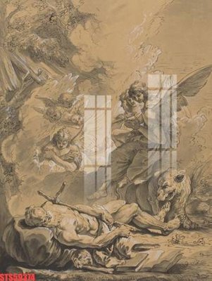 File gốc Tranh sơn dầu phương tây tổng hợp STS59374 (in tráng gương) sang trọng