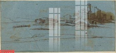 File tranh Tranh sơn dầu phương tây tổng hợp STS59418 (gốc) chủ đề thành phố