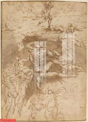 File tranh gốc PSD Tranh sơn dầu phương tây tổng hợp STS59606 còn nguyên layer