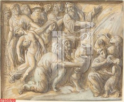 File ảnh Tranh sơn dầu phương tây tổng hợp STS59700 (gốc) in decal dán tường