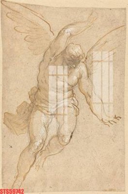 Hình ảnh file gốc in trần nhà Tranh sơn dầu phương tây tổng hợp STS59742