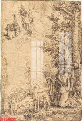 File PSD Tranh sơn dầu phương tây tổng hợp STS59934 (bản gốc) đã tách nền