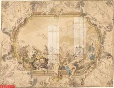 File in trần Tranh sơn dầu phương tây tổng hợp STS59985 (bản gốc) đại dương