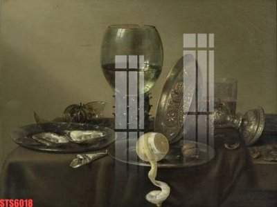 Download file Tranh sơn dầu phương tây tổng hợp STS6018 (gốc) in mica ốp bếp