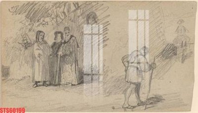 Ảnh gốc file in lụa Tranh sơn dầu phương tây tổng hợp STS60199 chi tiết