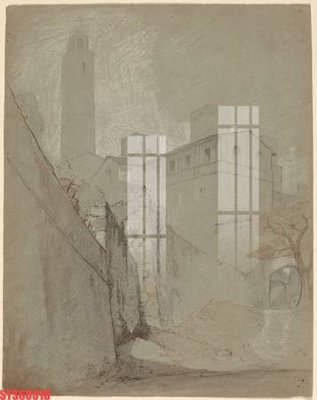 File in trần Tranh sơn dầu phương tây tổng hợp STS60318 (bản gốc) phong cảnh