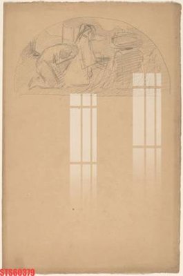 File in trần Tranh sơn dầu phương tây tổng hợp STS60379 (file gốc) hoa văn 3D