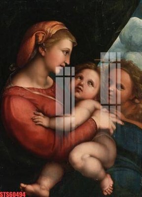 File gốc Tranh sơn dầu phương tây tổng hợp STS60494 (in lụa) cao cấp