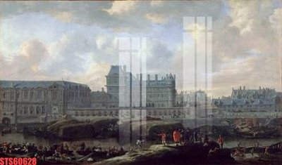 File in trần Tranh sơn dầu phương tây tổng hợp STS60628 (bản gốc) bầu trời