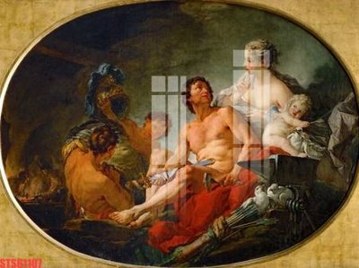 File gốc in mica Tranh sơn dầu phương tây tổng hợp STS61107 chất lượng