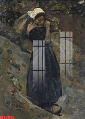 Ảnh gốc Tranh sơn dầu phương tây tổng hợp STS61150 (nét căng) in mica