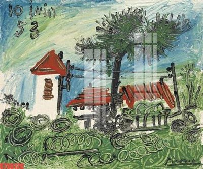 File tranh trang trí Tranh sơn dầu phương tây tổng hợp STS6120 (file gốc)