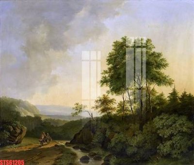 File tranh Tranh sơn dầu phương tây tổng hợp STS61205 (gốc) chủ đề thiên nhiên