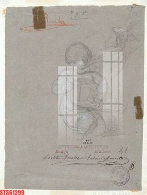 File in trần Tranh sơn dầu phương tây tổng hợp STS61299 (bản gốc) hoa văn