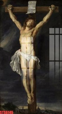 Ảnh gốc Tranh sơn dầu phương tây tổng hợp STS6145 (độ nét cao) in mica