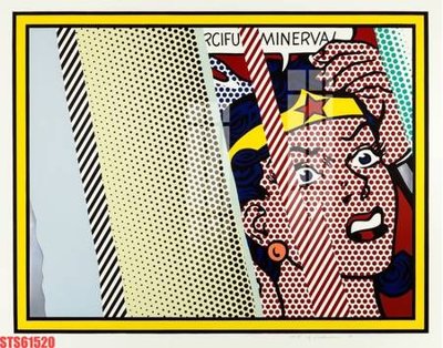 File in trần Tranh sơn dầu phương tây tổng hợp STS61520 (file gốc) hoa văn 3D