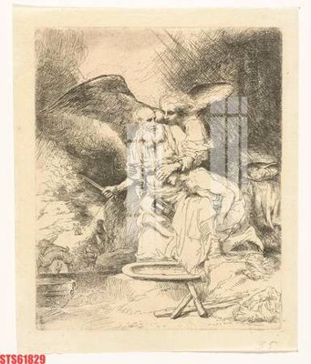 File tranh Tranh sơn dầu phương tây tổng hợp STS61829 (gốc) chủ đề động vật