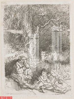 Tải file Tranh sơn dầu phương tây tổng hợp STS61883 (gốc) in tranh tráng gương