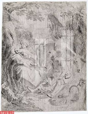 File tranh gốc Tranh sơn dầu phương tây tổng hợp STS61892 (bản quyền) file PSD