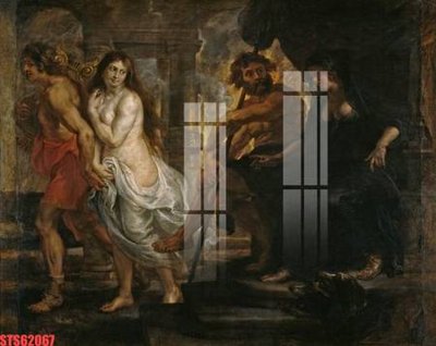 File gốc Tranh sơn dầu phương tây tổng hợp STS62067 (vector) cho in ấn