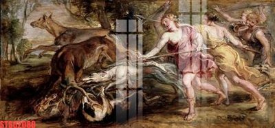 File in ấn Tranh sơn dầu phương tây tổng hợp STS62080 chuyên nghiệp