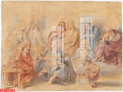 File tranh in trần 3D Tranh sơn dầu phương tây tổng hợp STS62101 (ảnh gốc)