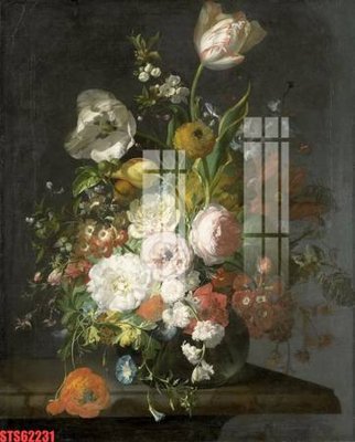 File gốc Tranh sơn dầu phương tây tổng hợp STS62231 (in 3D) cho trang trí