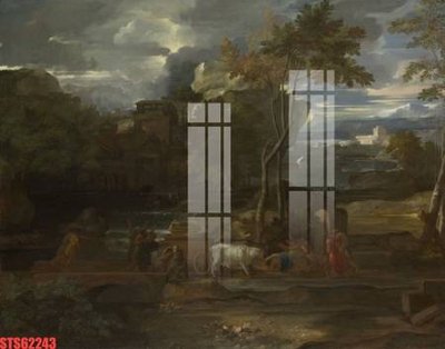 Ảnh gốc Tranh sơn dầu phương tây tổng hợp STS62243 (độ nét cao) in tráng gương