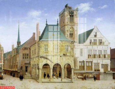 File in trần Tranh sơn dầu phương tây tổng hợp STS62253 (file gốc) phong thủy