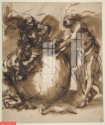 File ảnh Tranh sơn dầu phương tây tổng hợp STS62368 (gốc) in PP, decal