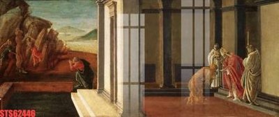 Hình ảnh file gốc in trần nhà Tranh sơn dầu phương tây tổng hợp STS62446