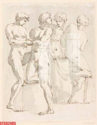 Ảnh gốc file in lụa Tranh sơn dầu phương tây tổng hợp STS62485 chi tiết