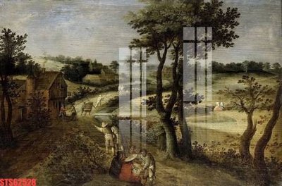 Download file Tranh sơn dầu phương tây tổng hợp STS62528 (gốc) in mica đèn LED