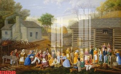 File in trần Tranh sơn dầu phương tây tổng hợp STS62585 (bản gốc) hoa văn