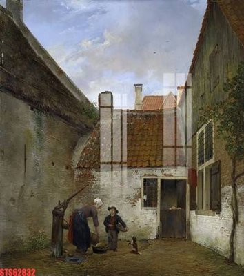 File ảnh Tranh sơn dầu phương tây tổng hợp STS62832 (gốc) dùng in Pano