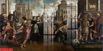 File in ấn Tranh sơn dầu phương tây tổng hợp STS63162 (bản gốc) sắc nét