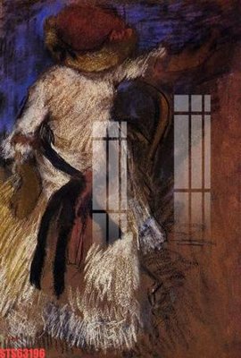 Hình ảnh file gốc in trần nhà Tranh sơn dầu phương tây tổng hợp STS63196