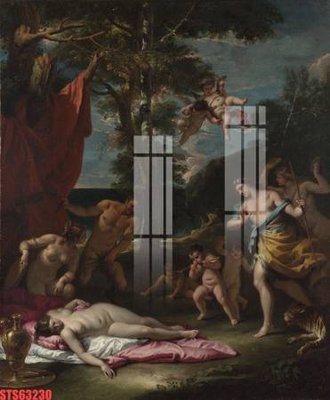 File gốc Tranh sơn dầu phương tây tổng hợp STS63230 (in lụa) tranh thuận buồm