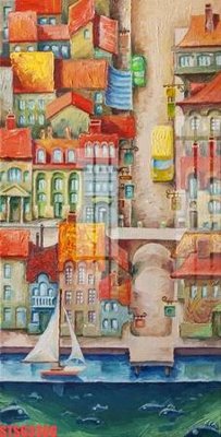 File gốc in tráng gương Tranh sơn dầu phương tây tổng hợp STS63366 chi tiết