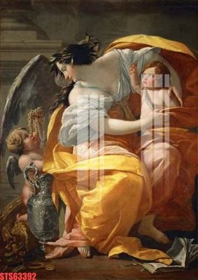 Tải file Tranh sơn dầu phương tây tổng hợp STS63392 (gốc) chủ đề phong thủy